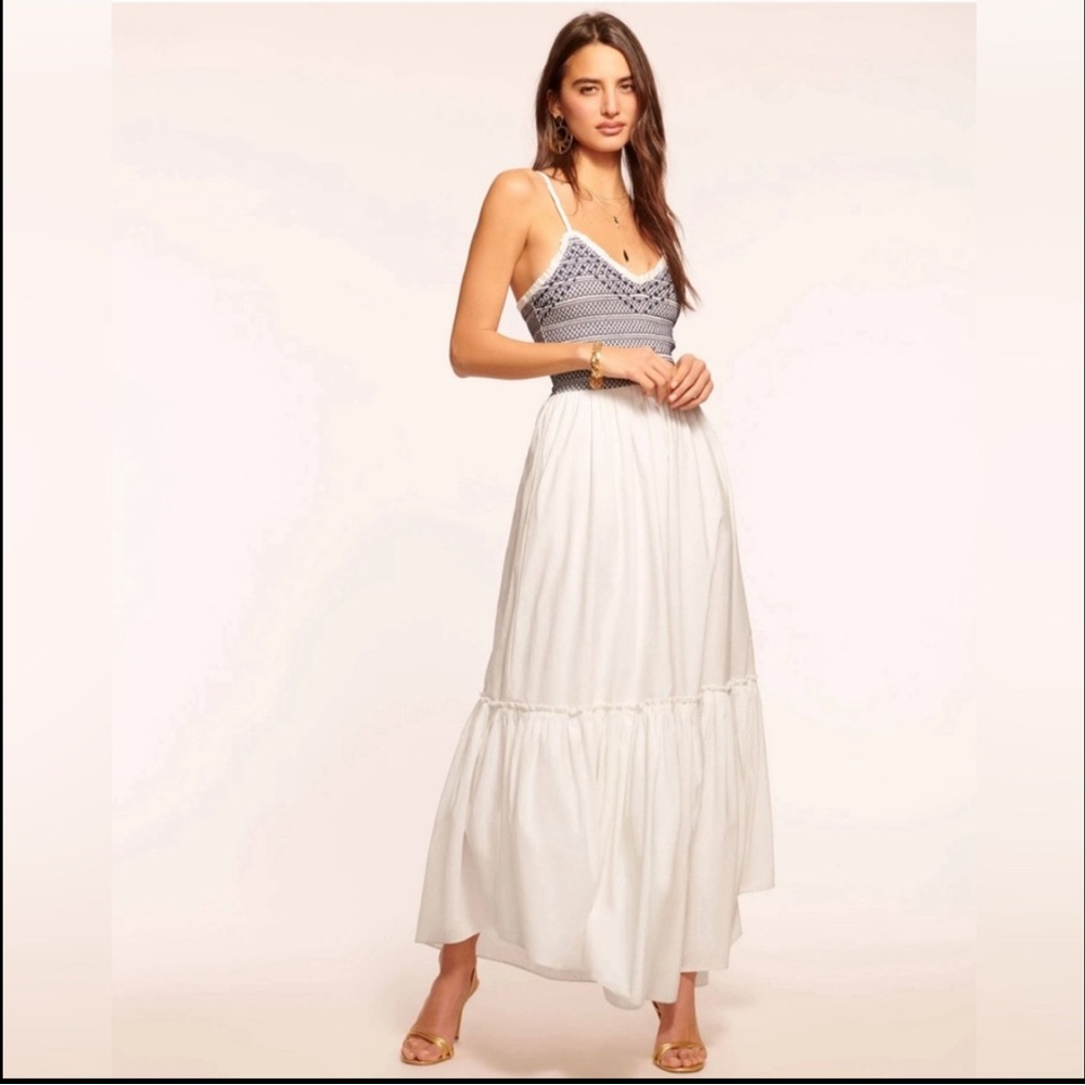 Lucia Ruffle Hem Maxi Sundress by Ramy Brook